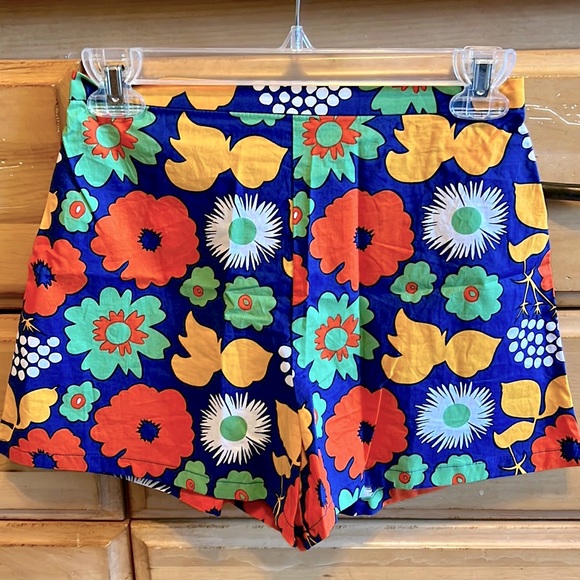 Marimekko Target Girls Floral Print Shorts-NWOT Tag-Girl’s Sz L - Picture 1 of 3